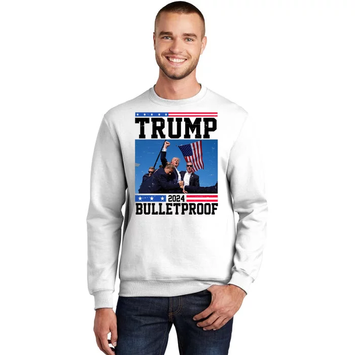 Donald Trump Bulletproof Fight Fist Legend 2024 Sweatshirt