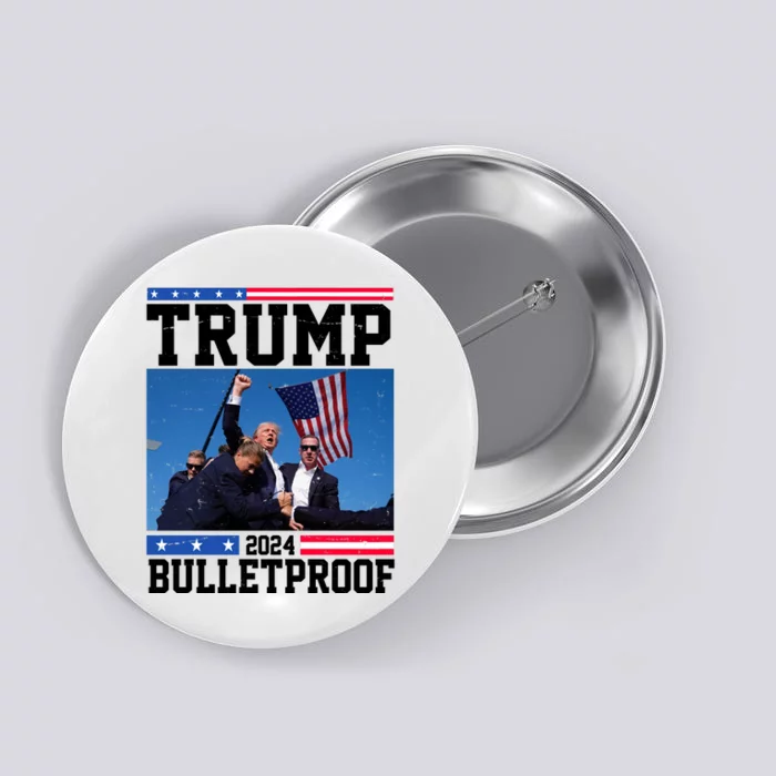 Donald Trump Bulletproof Fight Fist Legend 2024 Button