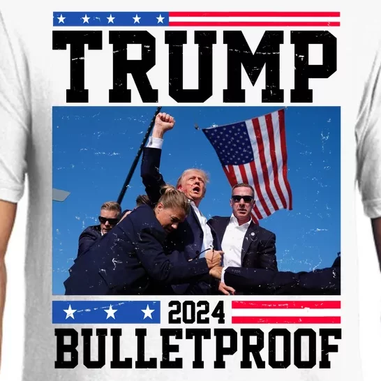 Donald Trump Bulletproof Fight Fist Legend 2024 Pajama Set