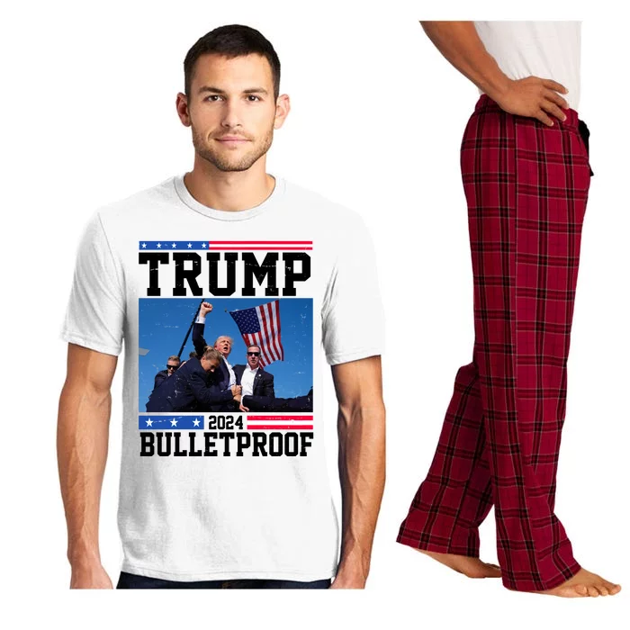 Donald Trump Bulletproof Fight Fist Legend 2024 Pajama Set