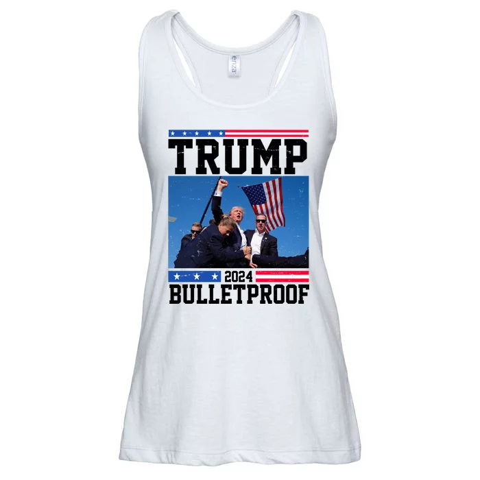 Donald Trump Bulletproof Fight Fist Legend 2024 Ladies Essential Flowy Tank