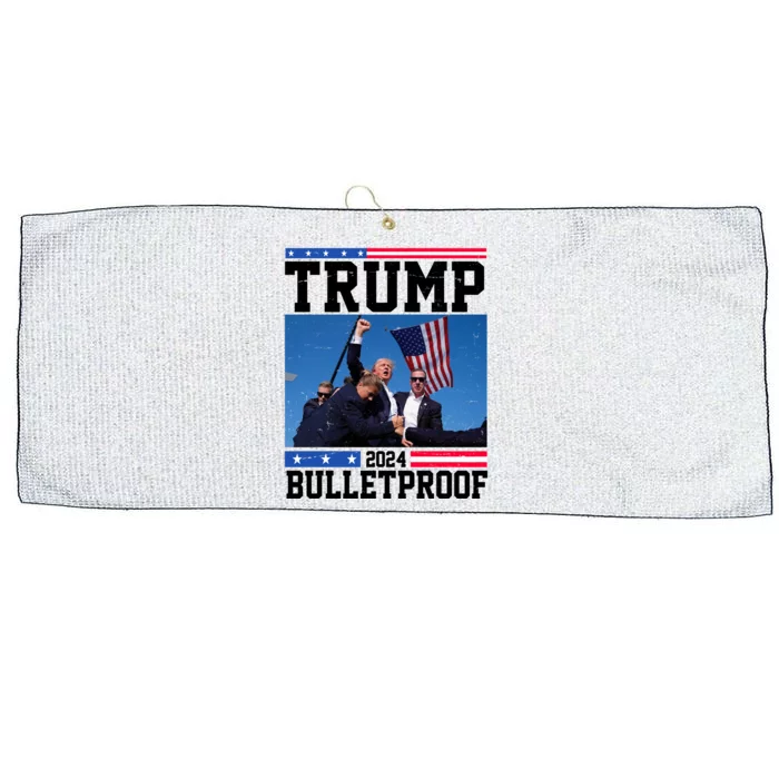 Donald Trump Bulletproof Fight Fist Legend 2024 Large Microfiber Waffle Golf Towel