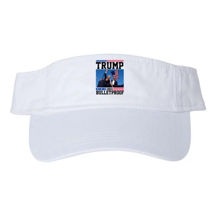 Donald Trump Bulletproof Fight Fist Legend 2024 Valucap Bio-Washed Visor