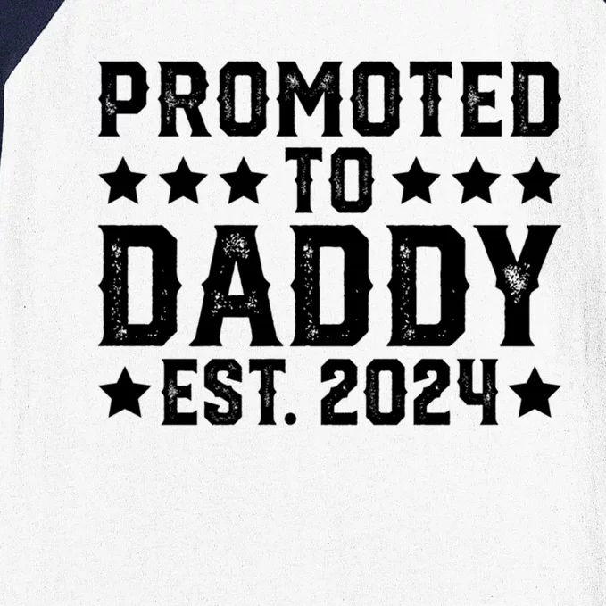 Daddy To Be New Dad First Time Father Promoted To Daddy 2024 Great Gift Baseball Sleeve Shirt