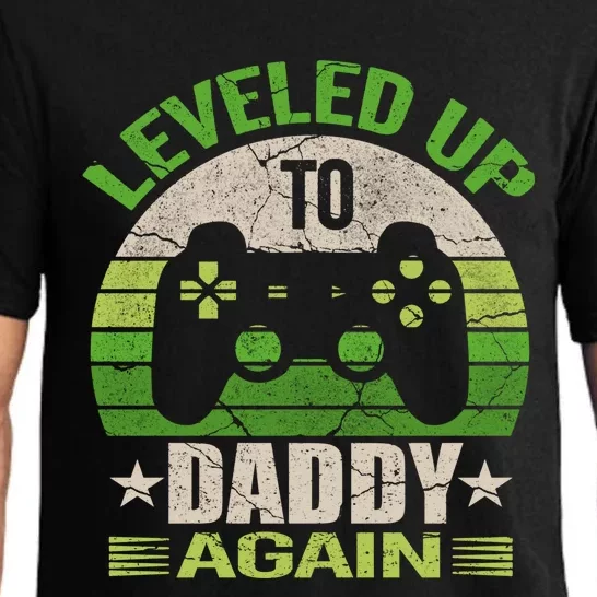 Daddy To Be Again Gift Leveled Up To Daddy Great Gift Gift Pajama Set