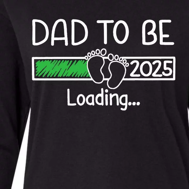 Dad To Be 2025 Dad Loading 2025 Father Womens Cotton Relaxed Long Sleeve T-Shirt