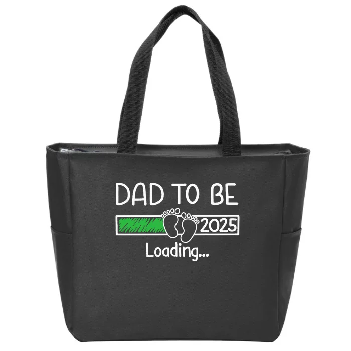 Dad To Be 2025 Dad Loading 2025 Father Zip Tote Bag