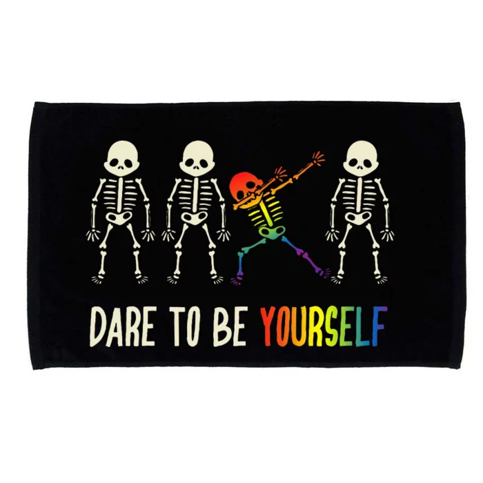 Dare To Be Yourself Cute Lgbt Pride Microfiber Hand Towel