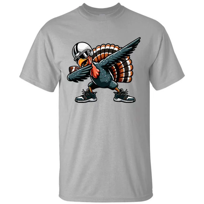 Dabbing Turkey Bowl Football Thanksgiving Tall T-Shirt