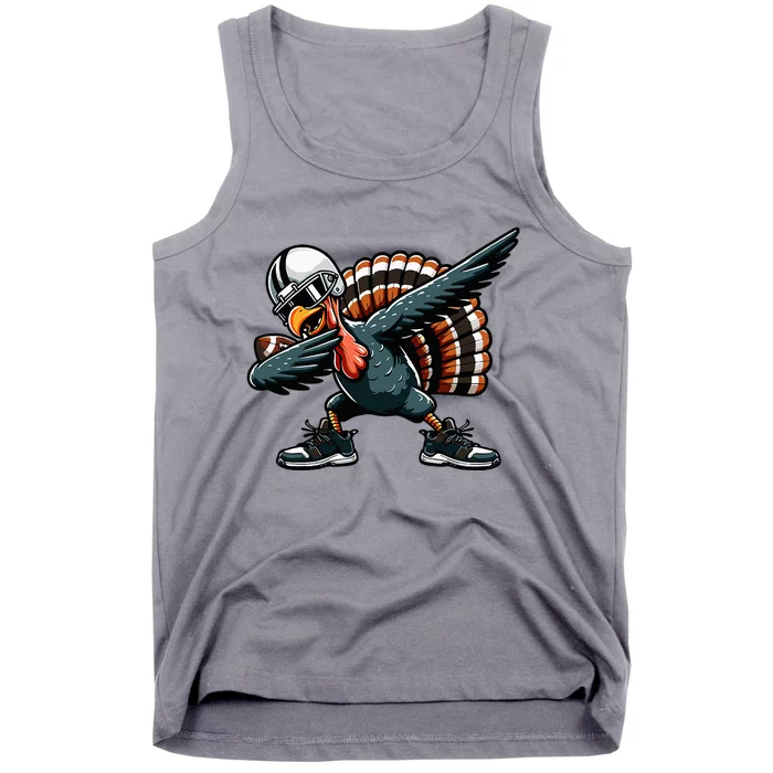 Dabbing Turkey Bowl Football Thanksgiving Tank Top