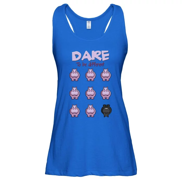 Dare To Be Different Ladies Essential Flowy Tank