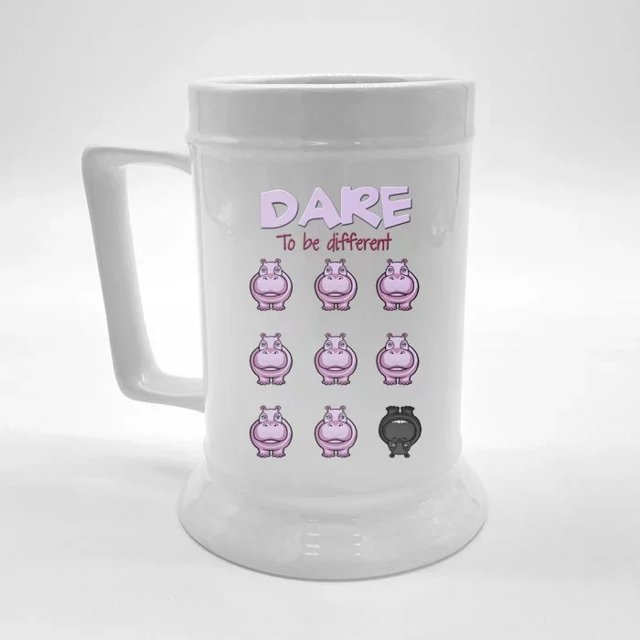 Dare To Be Different Front & Back Beer Stein