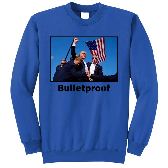 Donald Trump Bulletproof 2024 Presidential Candidate 45 Tall Sweatshirt