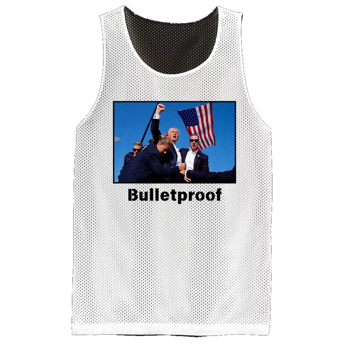 Donald Trump Bulletproof 2024 Presidential Candidate 45 Mesh Reversible Basketball Jersey Tank