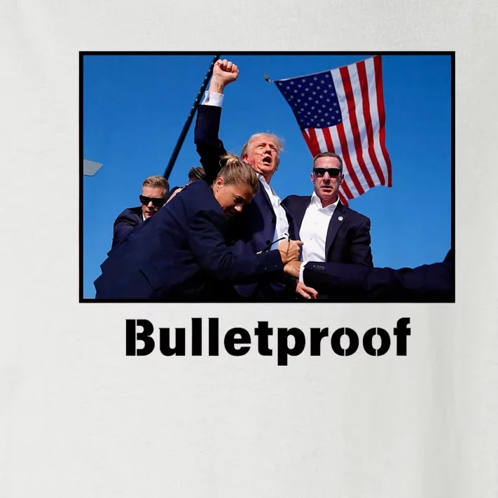 Donald Trump Bulletproof 2024 Presidential Candidate 45 Toddler Long Sleeve Shirt