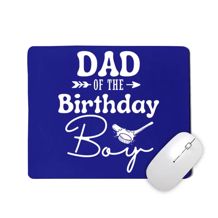 Dad The Birthday Ice Hockey Funny Parent Birthday Party Gift Mousepad