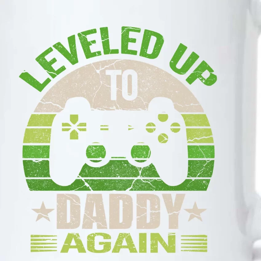 Daddy To Be Again Gift Leveled Up To Daddy Gift Gift Black Color Changing Mug