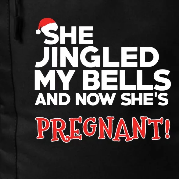 Dad To Be Funny Christmas Pregnancy Announcement Daily Commute Backpack