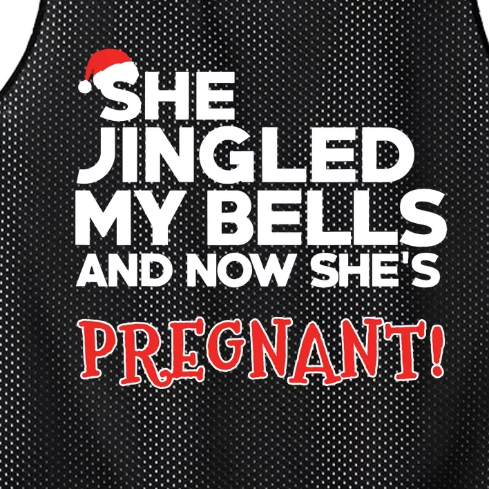 Dad To Be Funny Christmas Pregnancy Announcement Mesh Reversible Basketball Jersey Tank