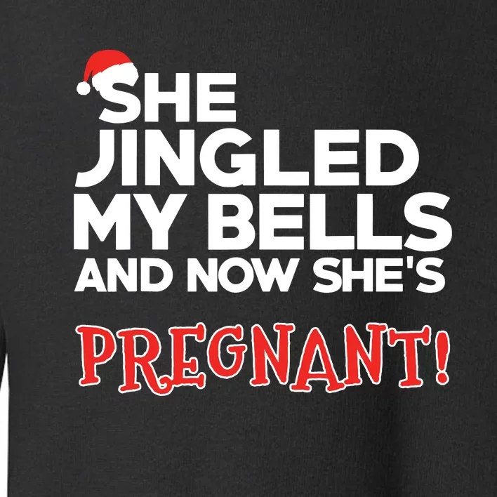 Dad To Be Funny Christmas Pregnancy Announcement Toddler Sweatshirt