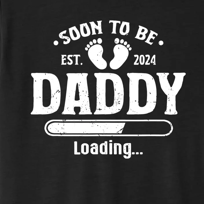 Daddy To Be Soon To Be Daddy 2024 ChromaSoft Performance T-Shirt