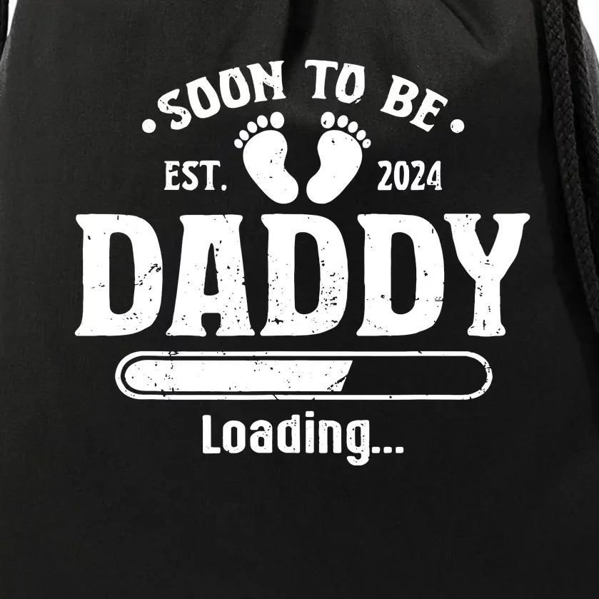 Daddy To Be Soon To Be Daddy 2024 Drawstring Bag