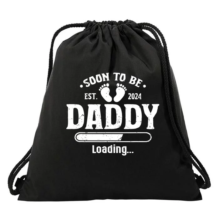 Daddy To Be Soon To Be Daddy 2024 Drawstring Bag