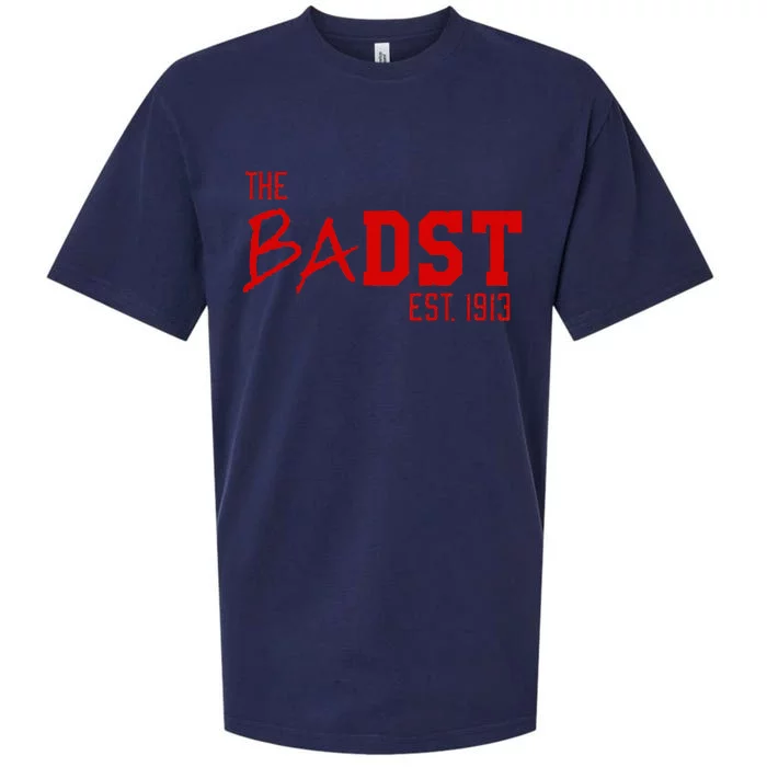 Dst The Badst Est 1913 Soror Delta Sueded Cloud Jersey T-Shirt