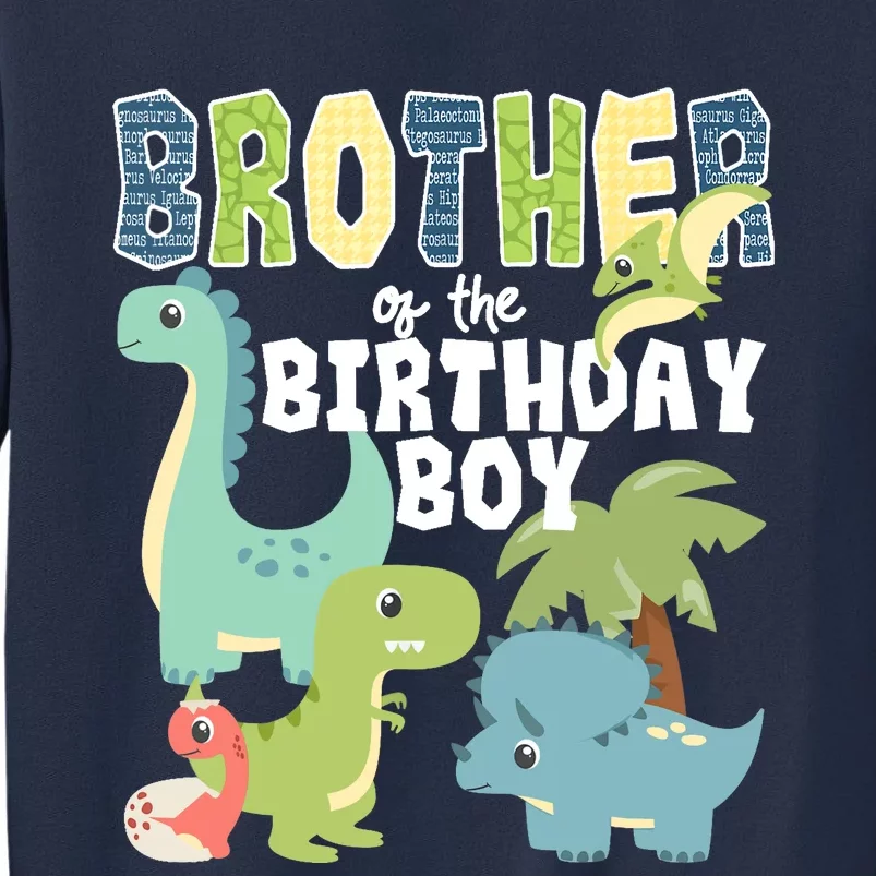 Dinosaurs Theme Birthday Brother Of The Birthday Boy Sweatshirt