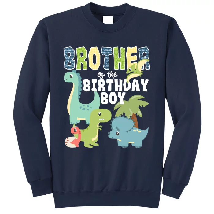 Dinosaurs Theme Birthday Brother Of The Birthday Boy Sweatshirt