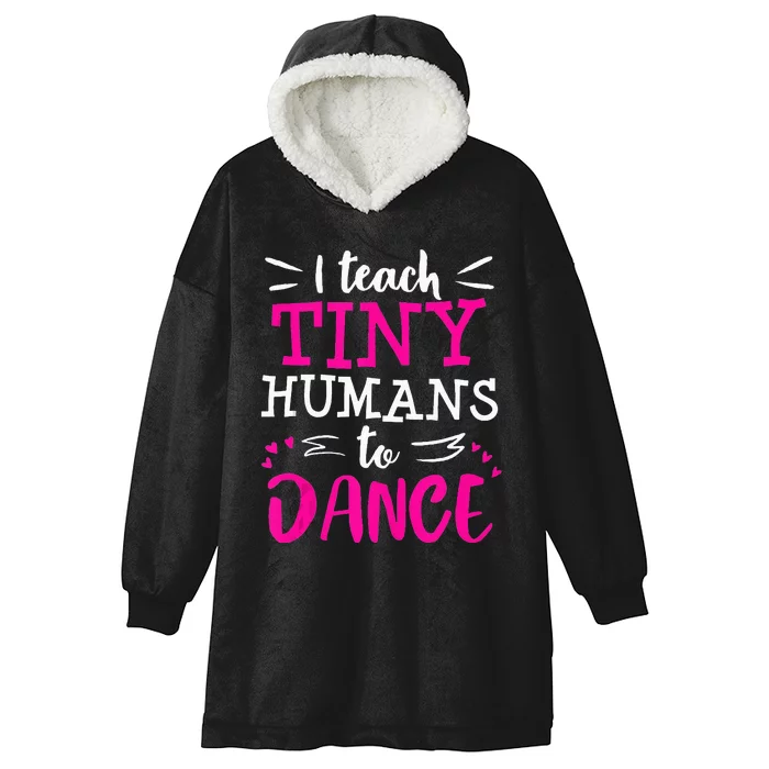 Dance Teacher Ballet Hip Hop Tap Dance Thank You Recital Hooded Wearable Blanket