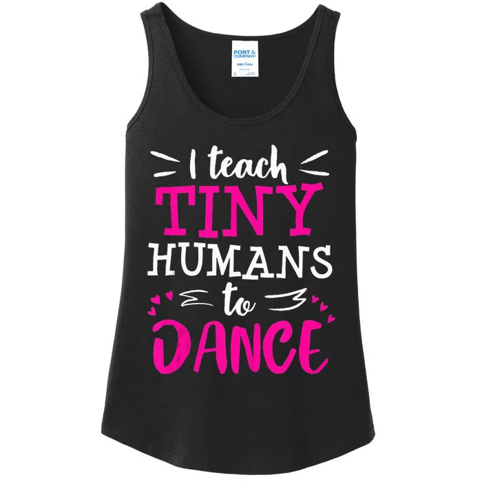 Dance Teacher Ballet Hip Hop Tap Dance Thank You Recital Ladies Essential Tank