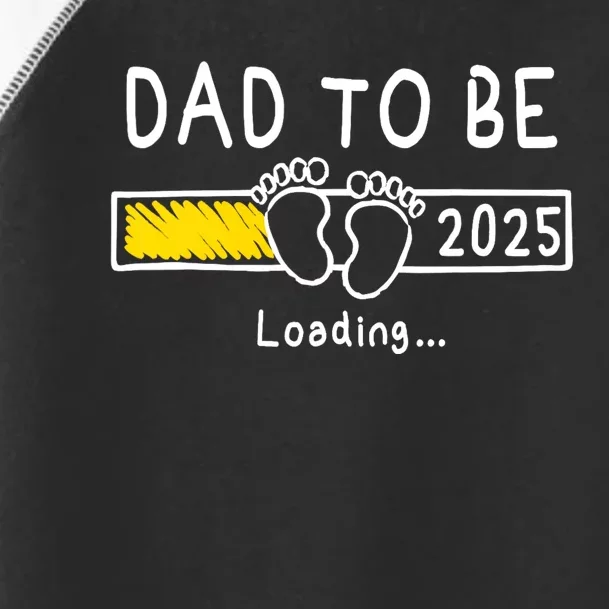 Dad To Be 2025 Dad Est 2025 Daddy To Be Promoted To Daddy Toddler Fine Jersey T-Shirt