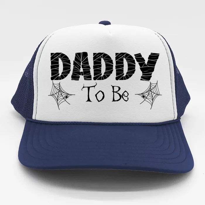 Daddy To Be Mummy Halloween Theme Pregnancy Announcet Gift Trucker Hat