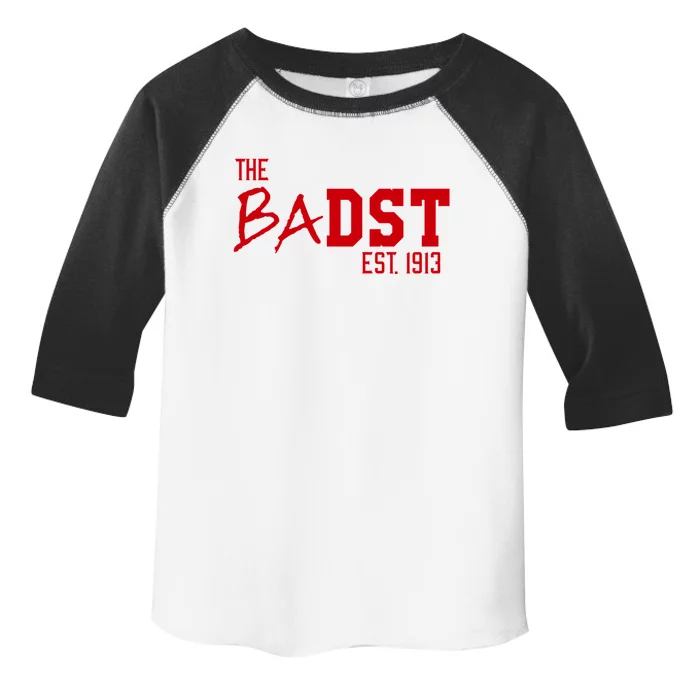 Dst The Badst Est 1913 Soror Delta Gift Toddler Fine Jersey T-Shirt