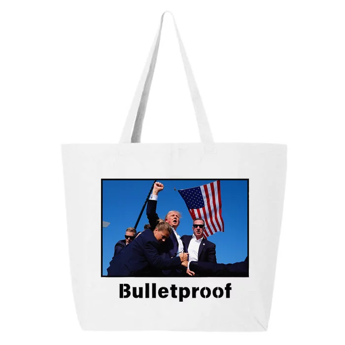 Donald Trump Bulletproof 2024 Presidential Candidate 45 25L Jumbo Tote