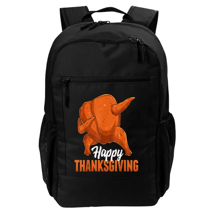 Dabbing Turkey Breast Thanksgiving Funny Dance Daily Commute Backpack