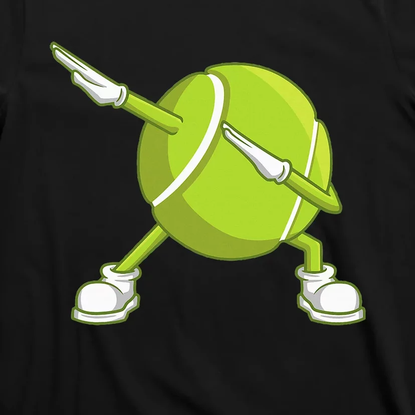 Dabbing Tennis Ball Funny Dab Dance Racket Game Outfit T-Shirt