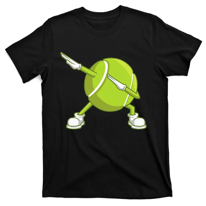 Dabbing Tennis Ball Funny Dab Dance Racket Game Outfit T-Shirt