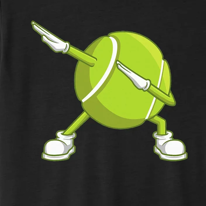 Dabbing Tennis Ball Funny Dab Dance Racket Game Outfit ChromaSoft Performance T-Shirt