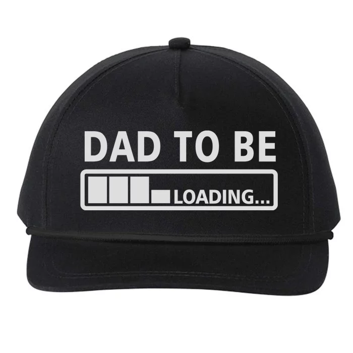 Dad To Be Loading Snapback Five-Panel Rope Hat