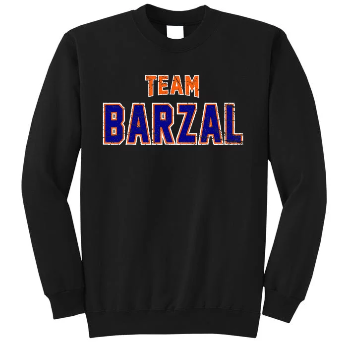 Distressed Team Barzal Surname Gift Proud Family Last Name Sweatshirt