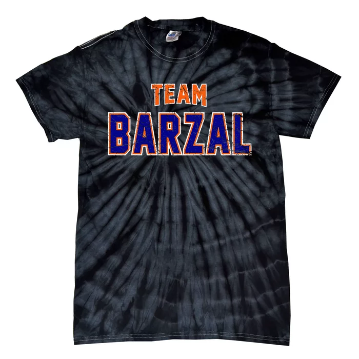 Distressed Team Barzal Surname Gift Proud Family Last Name Tie-Dye T-Shirt