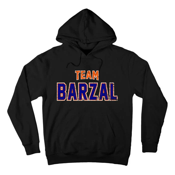 Distressed Team Barzal Surname Gift Proud Family Last Name Tall Hoodie