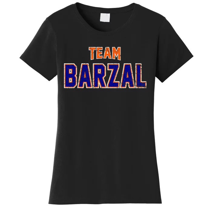 Distressed Team Barzal Surname Gift Proud Family Last Name Women's T-Shirt