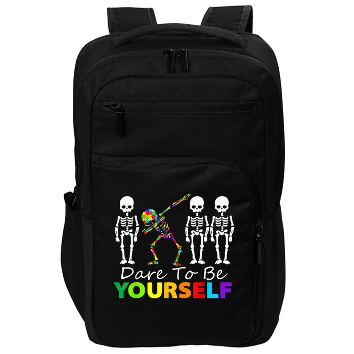 Dare To Be Yourself Autism Mom Impact Tech Backpack