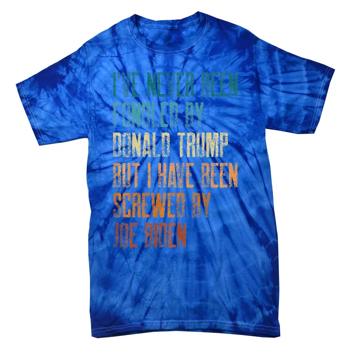 Donald Trump But Screwed By Biden Tie-Dye T-Shirt