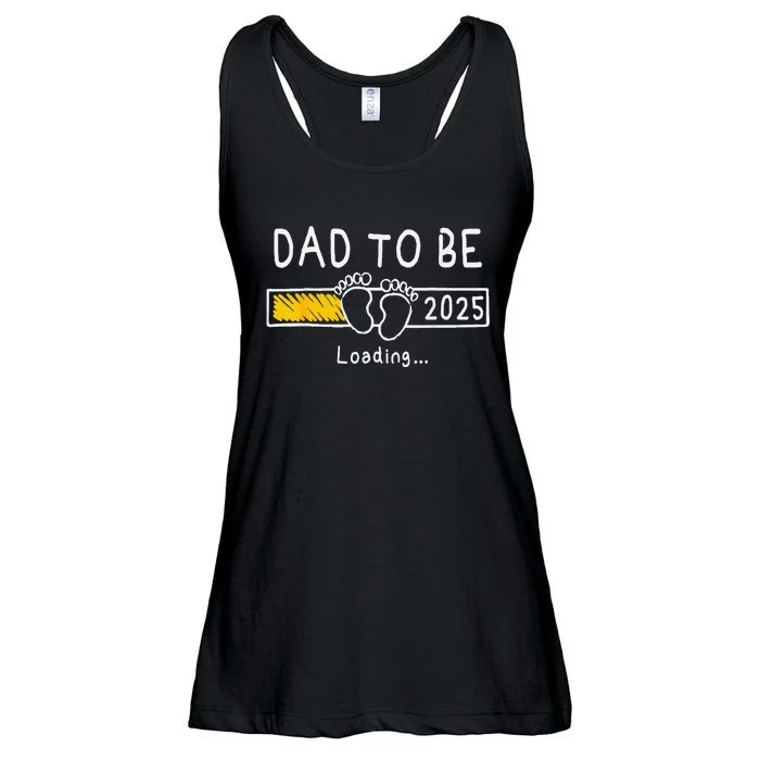 Dad To Be 2025 Dad Est 2025 Daddy To Be Promoted To Daddy Ladies Essential Flowy Tank