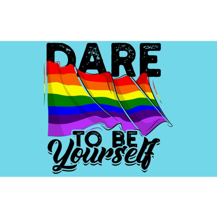 Dare To Be Yourself Lgbtq Pride And Equality Gift Bumper Sticker