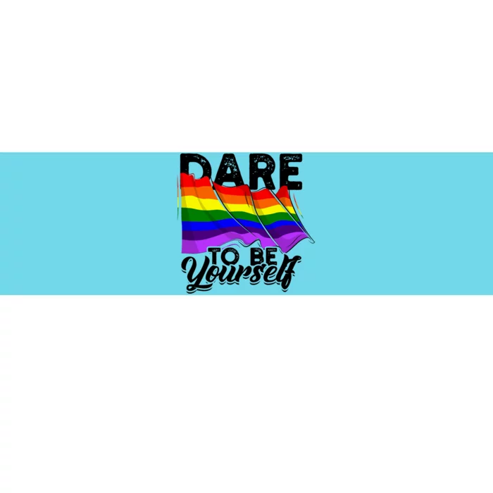 Dare To Be Yourself Lgbtq Pride And Equality Gift Bumper Sticker